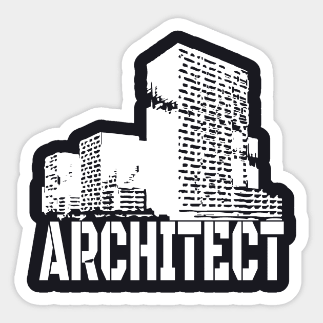 Architect Profession Architecture Sticker by Foxxy Merch